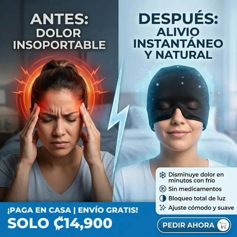Gorro Alivio Migrañas Instantáneo