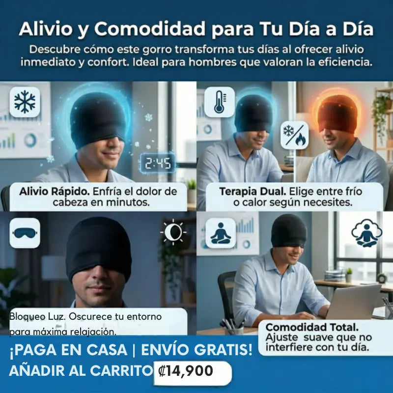 Gorro Alivio Migrañas Instantáneo