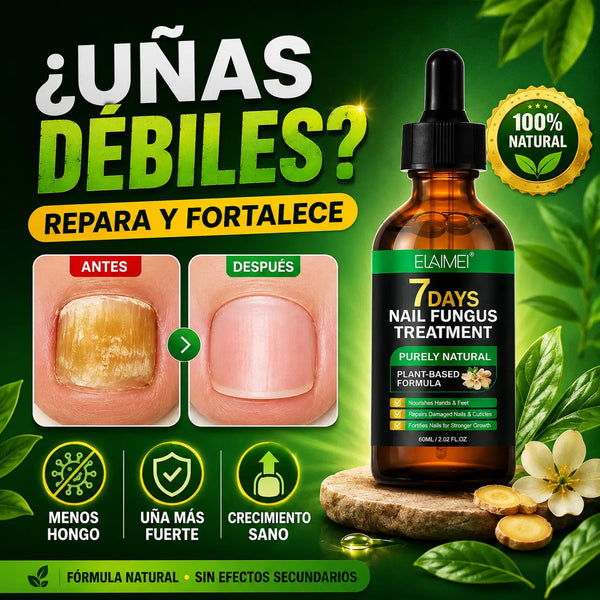 Suero Rápido Crecimiento Uñas Jengibre Reparador