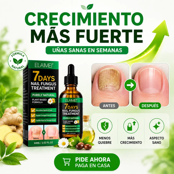 Suero Rápido Crecimiento Uñas Jengibre Reparador