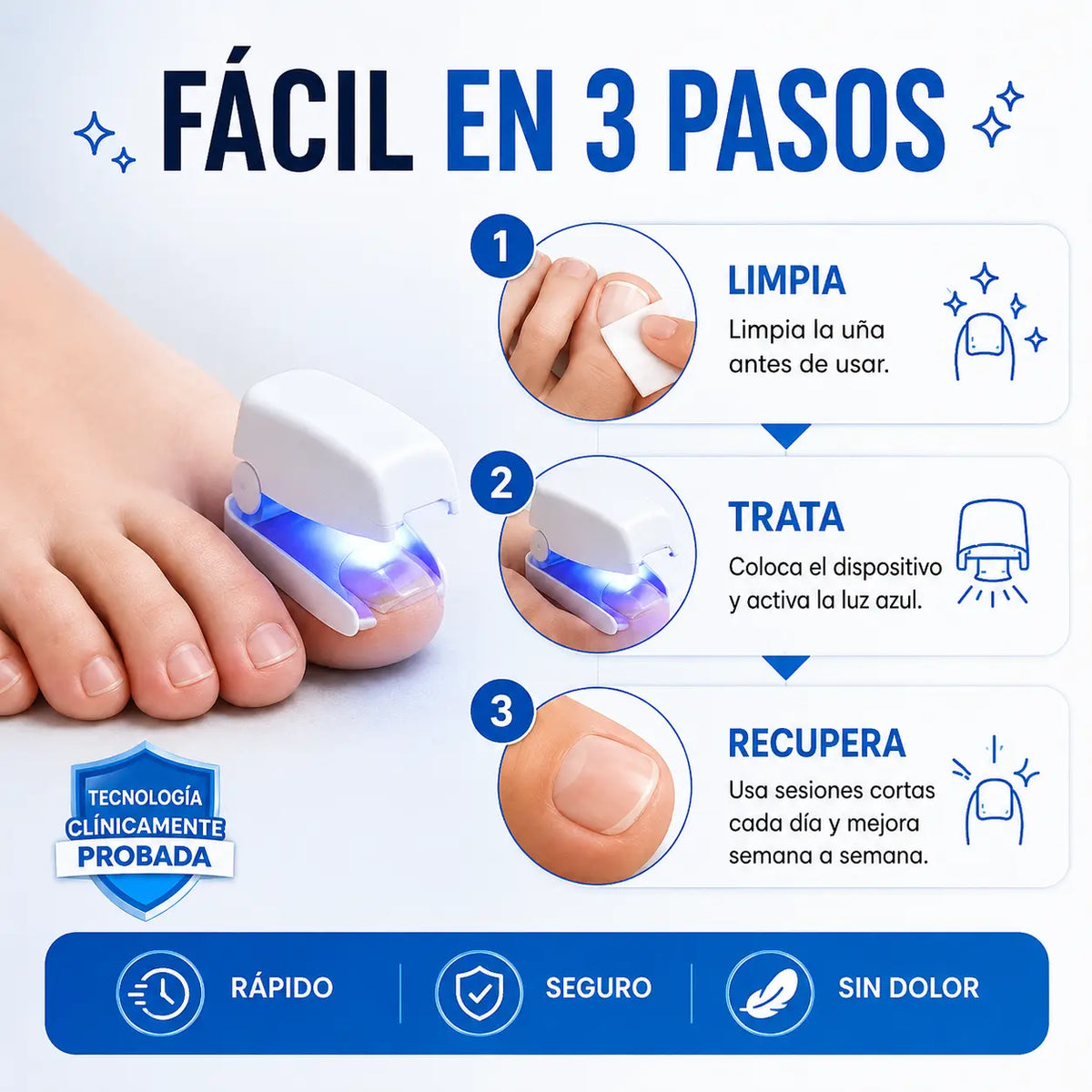 Tratamiento de uñas laser